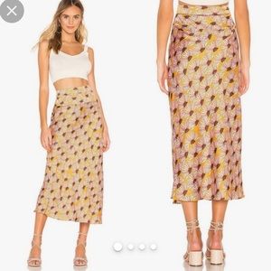 Free People Midi Skirt size 8